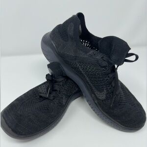 Nike Women’s Flyknit Athletic Shoes in Black - 9.5
